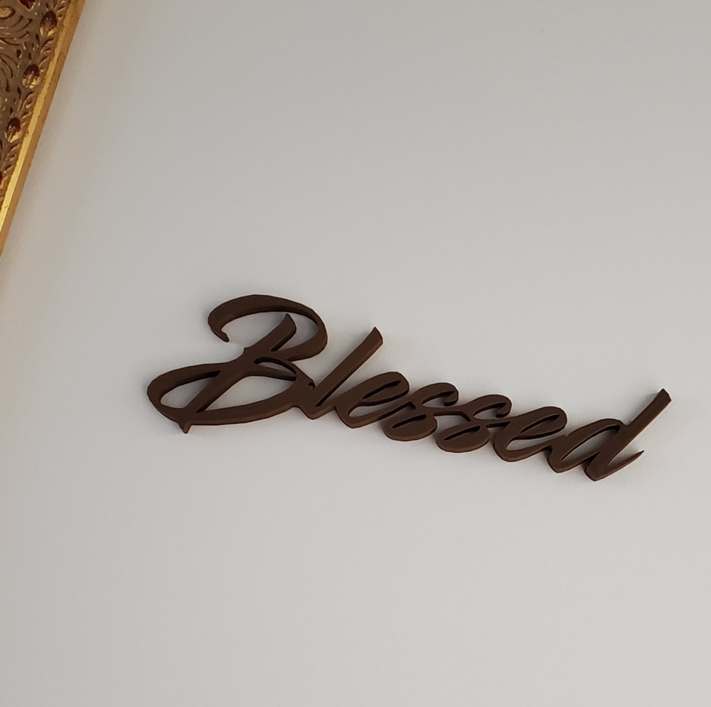 3D Wall House Office Word Text Art